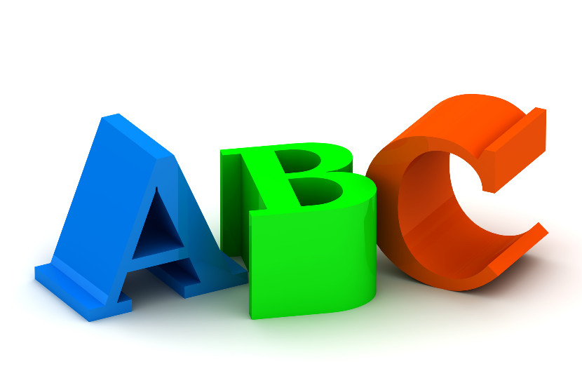 ABC Latters, 3D Graffiti Letters ABC