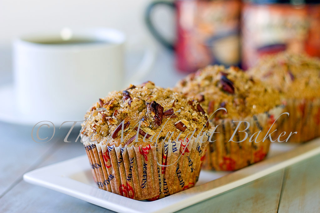 Coffee Pecan Muffins The Midnight Baker