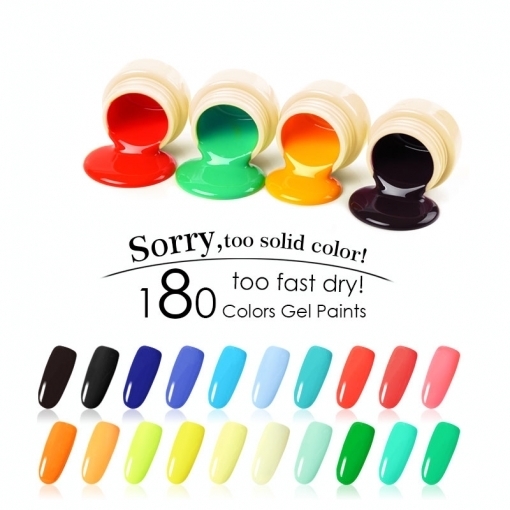 Bridal Guide Nail Art Canni UV Gel Paint 180 colors 5ml Soak Off Nails