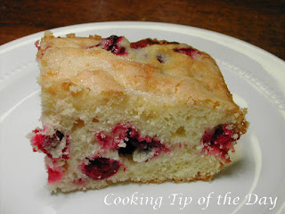 Cooking Tip of the Day: Cranberry Buttermilk Cake