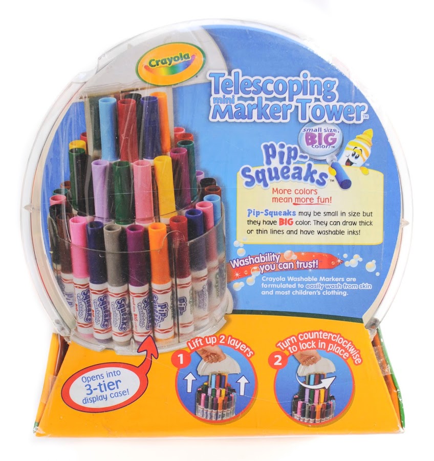 Crayola 50 Pip Squeaks Washable Markers: What's Inside the Box