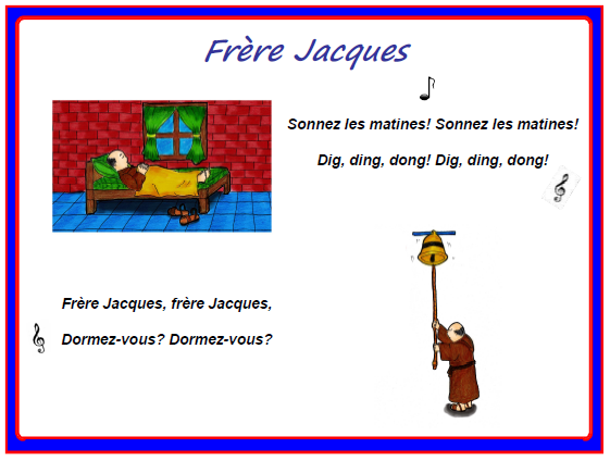 Sing along with traditional French songs