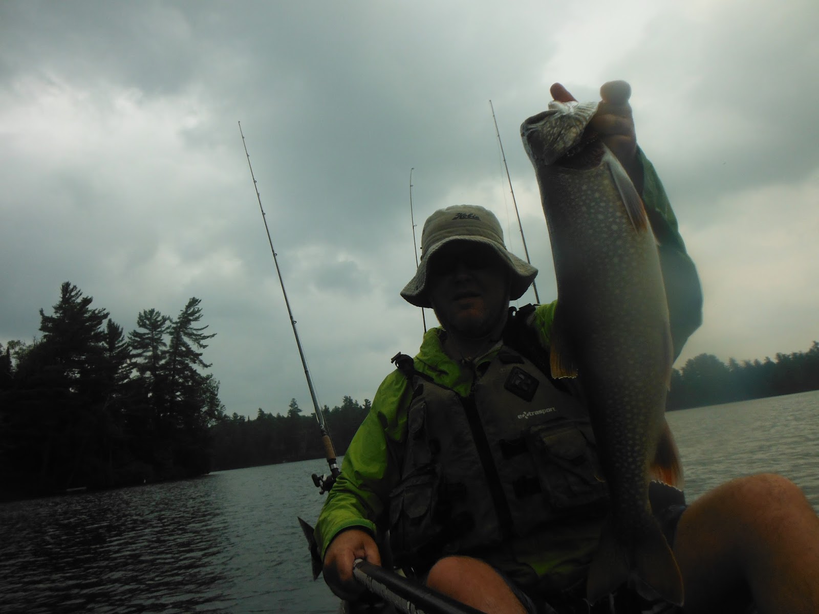 Long Island Kayak Angler Adirondack Trout Fishing