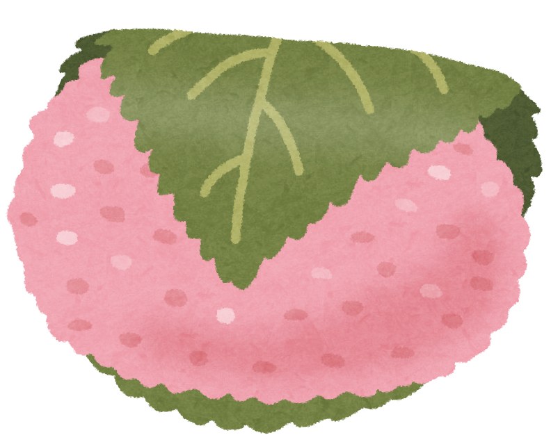 桜餅のイラスト 道明寺 かわいいフリー素材集 いらすとや