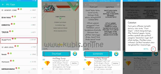 Cara Ganti Font Di Oppo A83, A37, A73, F5 Tanpa Menggunakan Theme Store Cina Terbaru