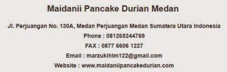 Alamat Distributor Pancake Durian Alamat Distributor Pancake Durian, oleh-oleh khas Meda