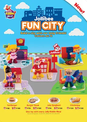 Kids build their own Jollibee Fun City