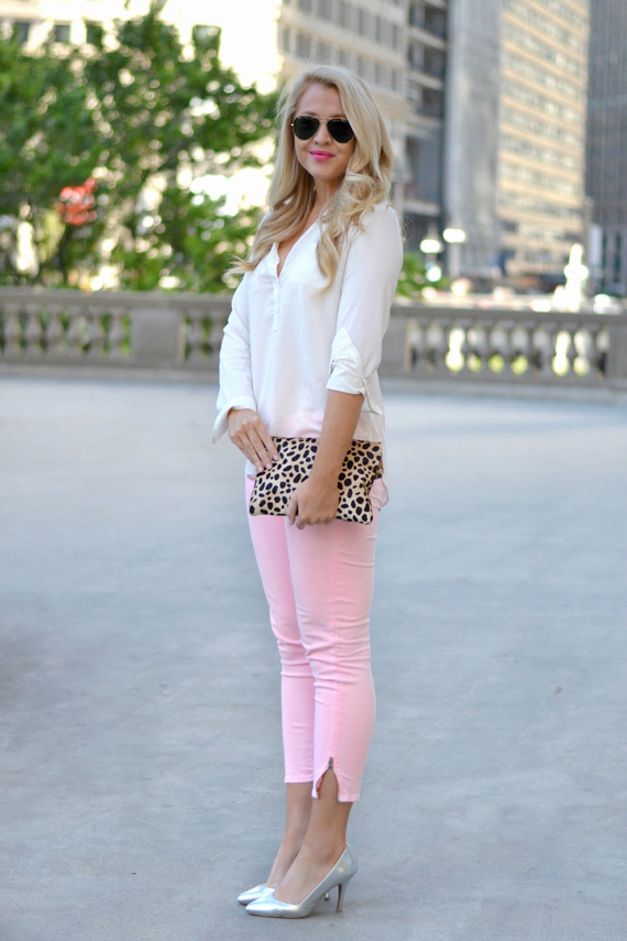 Colored Denim | bright and beautiful | Chicago Fashion + Lifestyle Blog