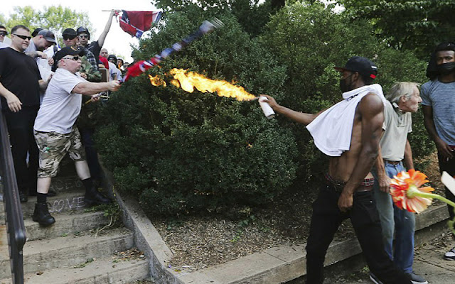 Image result for Leftist using flamethrower