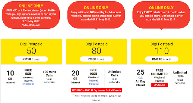 Digi Postpaid Plans Online Exclusive Discount Promo