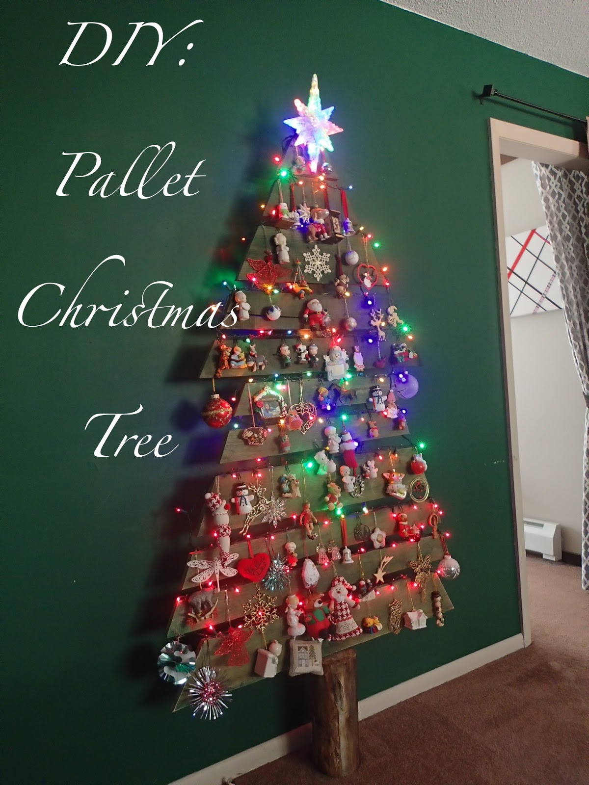 My Little Girl's Dress and more DIY Pallet Christmas Tree/ How to