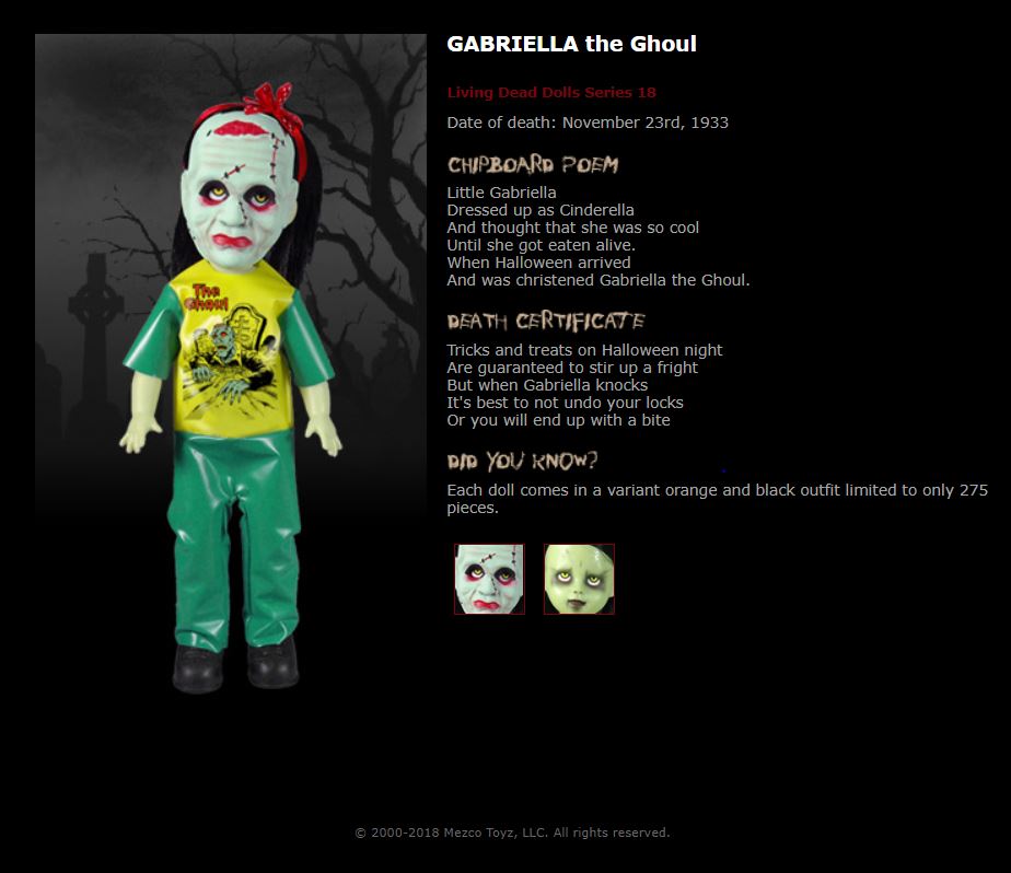 living dead dolls series 18