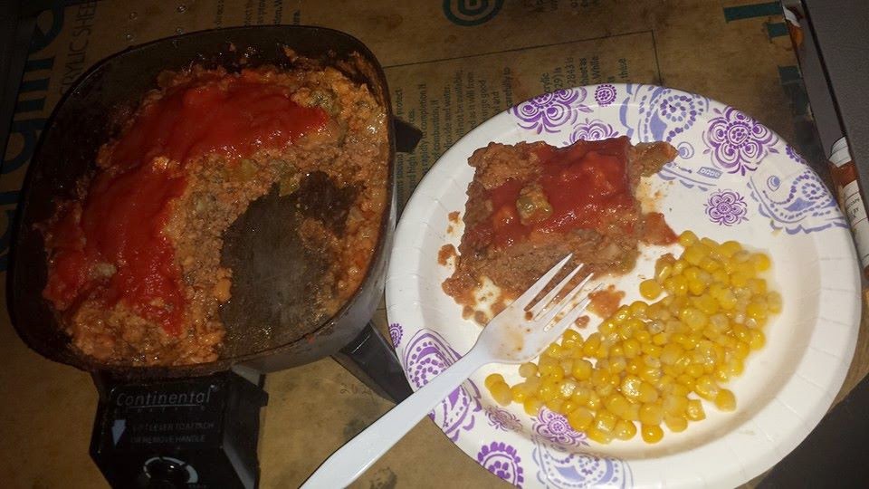 Cooking On The Truck Skillet Meatloaf