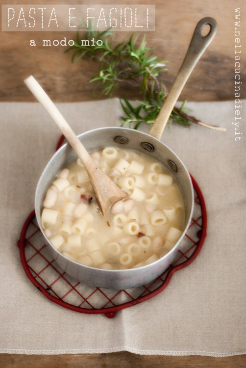 pasta e fagioli a modo mio