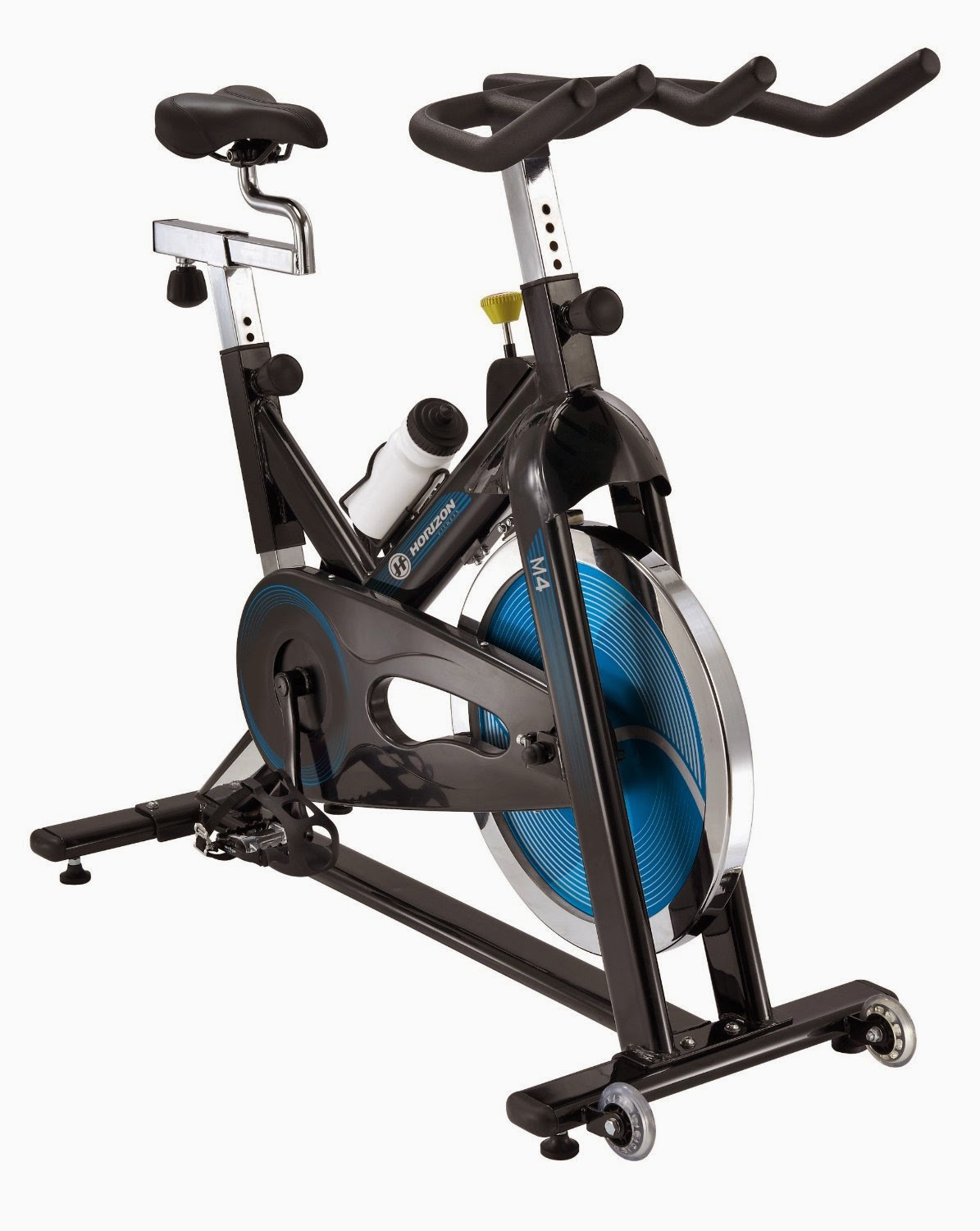 Horizon Fitness M4 Indoor Cycle, review of features, spin bike, mimics the feel of an outdoor road bike