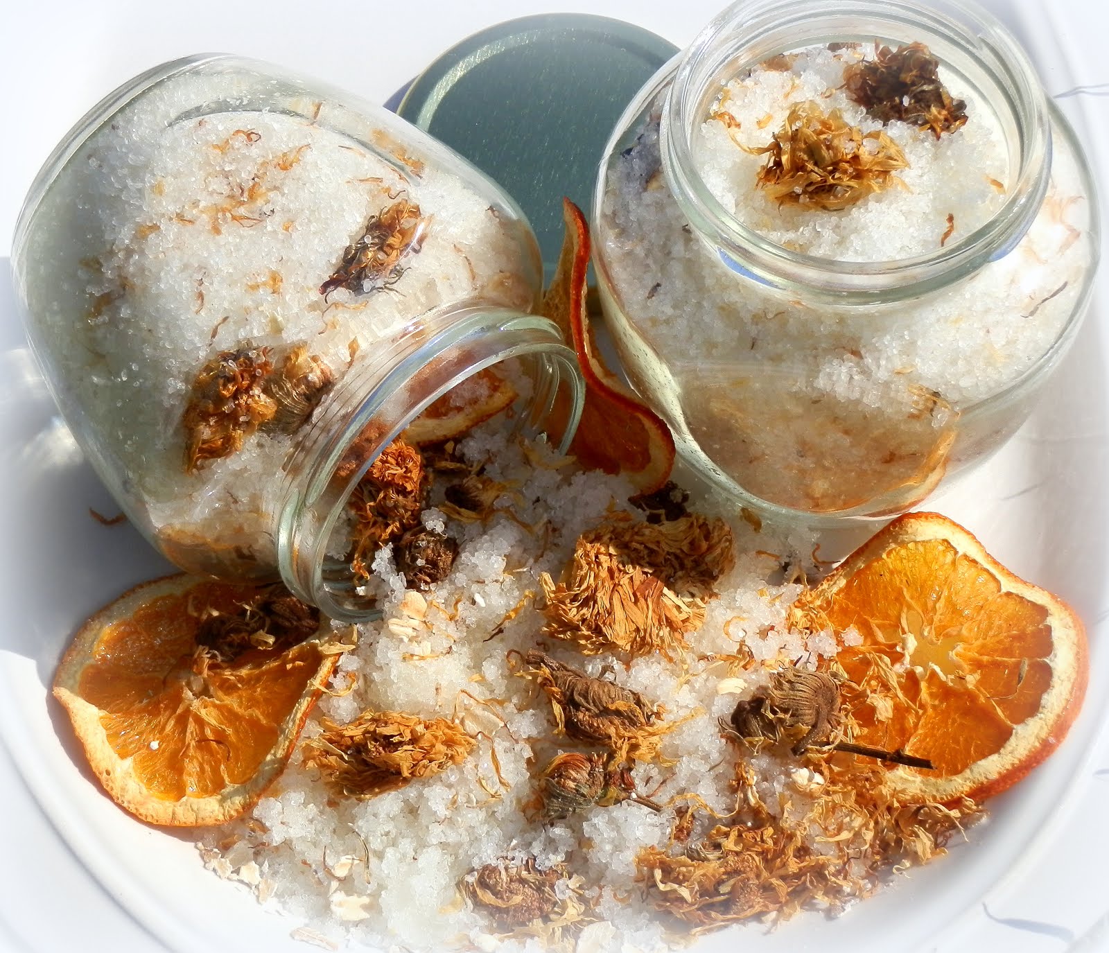 Sweetlove Candles & Soap Bakery Calendula Orange Dead Sea Bath Salts