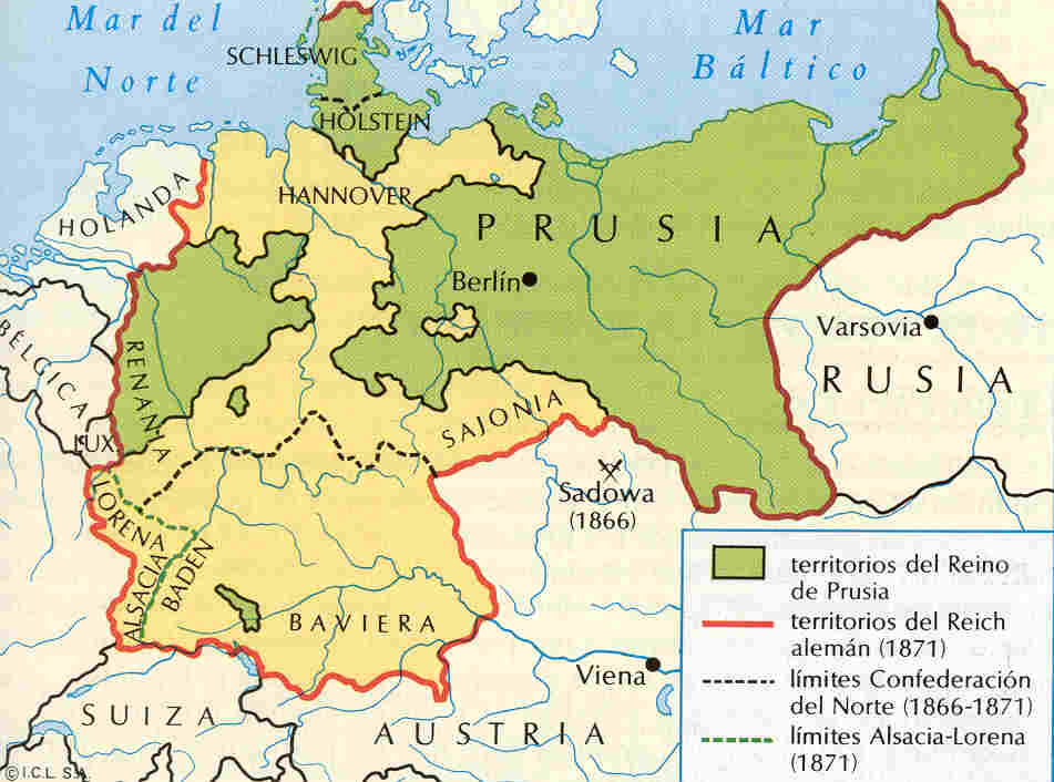 Christian del Castiñeiro: Mapa da unificación alemana