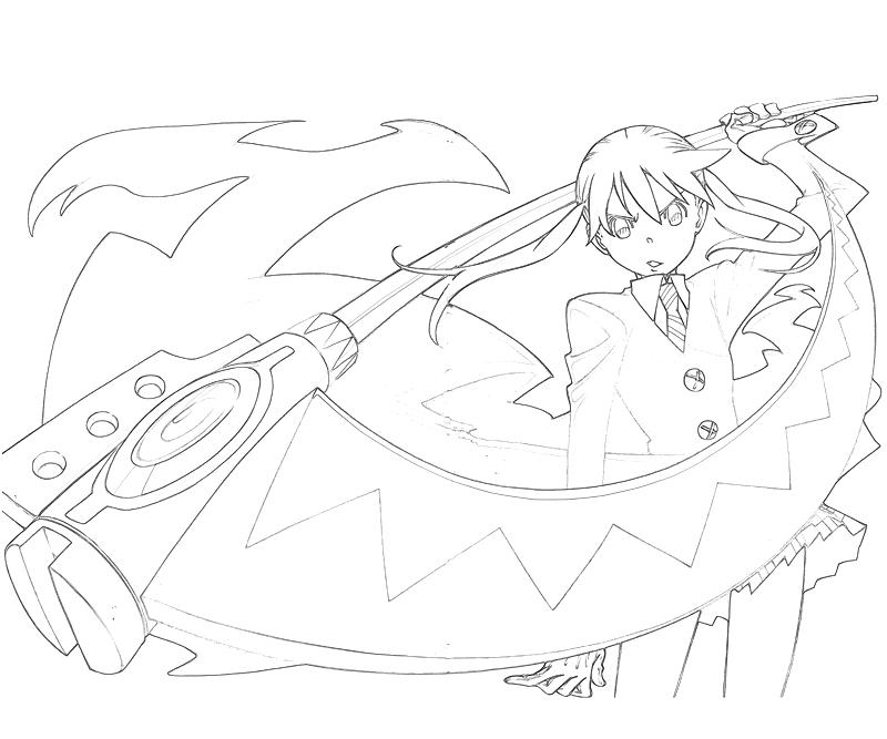 Soul Eater Soul Eater Smirk Tubing Soul Eater Free Coloring