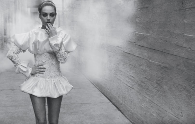 Mila Kunis Black Swan fashion editorial
