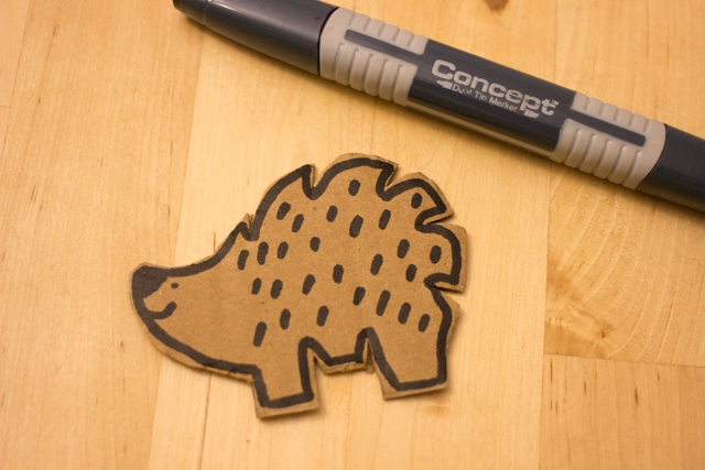 Super Cute Hedgehog String Art for kids! (Template included)