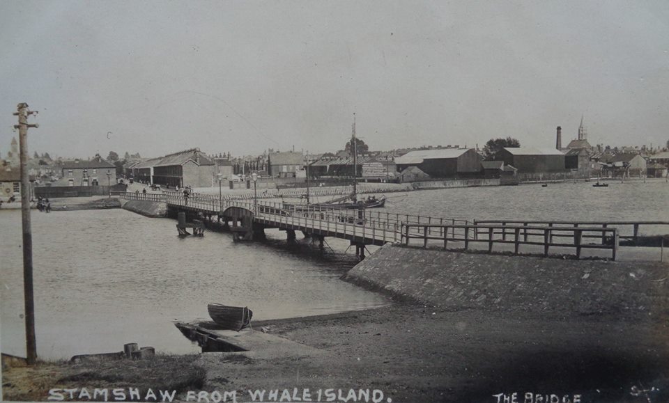 Bridge to Whale Island 1930s