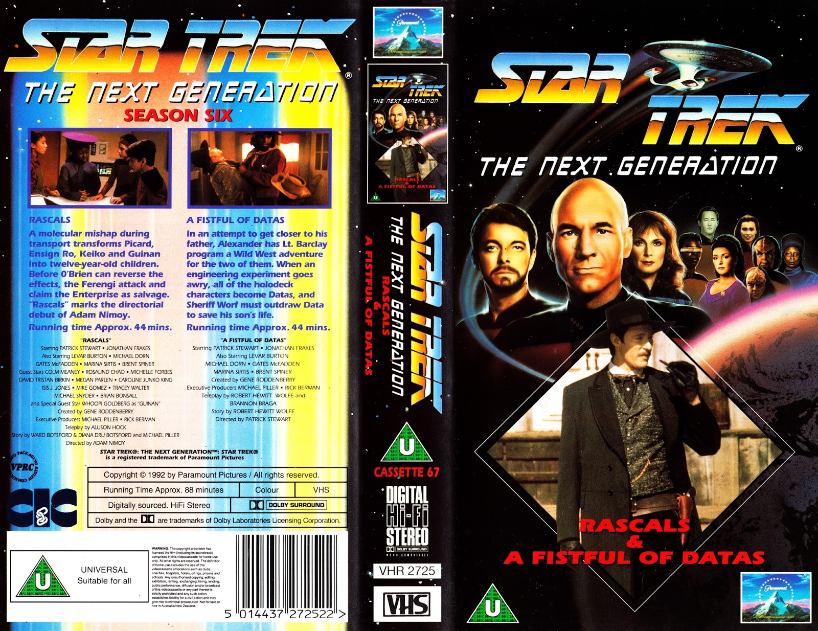 STARLOGGED - GEEK MEDIA AGAIN: STAR TREK: THE NEXT GENERATION VIDEO COVER