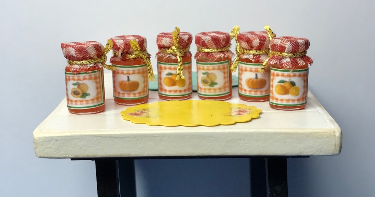 Dany's DIY Minis How to make dollhouse miniature jam jars
