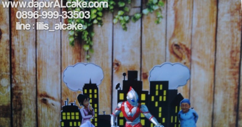 Gambar Kue Ulang Tahun Tema Ultraman Terbaru