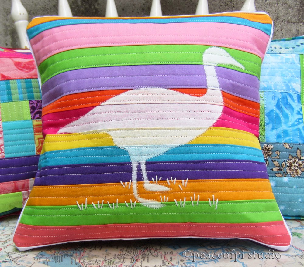 peaceofpi studio: Sewing Quilted Pillows