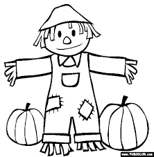 Scarecrow Coloring Page 3