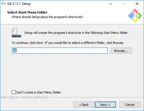Pembuatan start menu