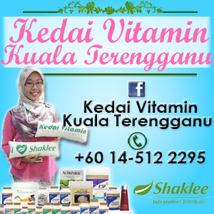 Banner Blog Kedai Vitamin Kuala Terengganu, Shaklee, edit blog murah, design blog murah