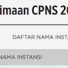 Daftar Nama Instansi Penerima CPNS Online dan Jadwal Pendaftarannya