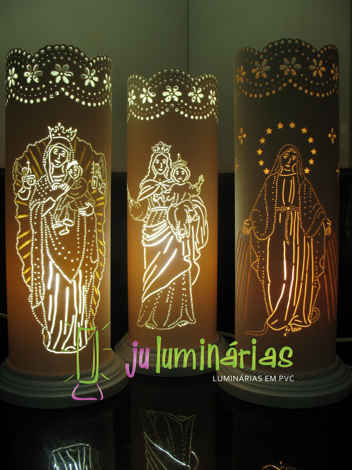 Ju Luminárias em PVC Luminárias Religiosas