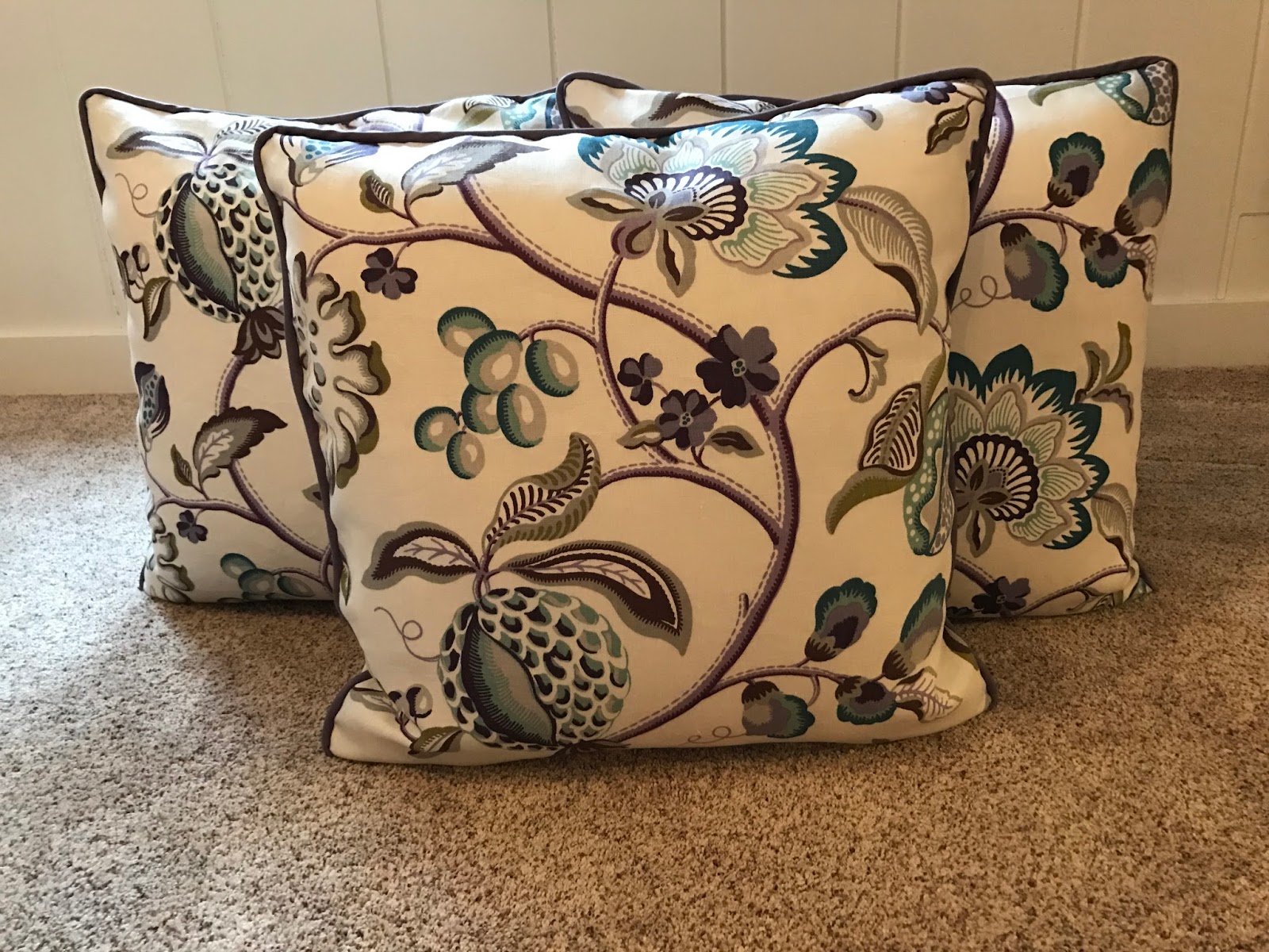 Spa Retreat Bedroom Pillows by Belinda Lee Designs