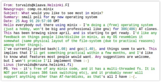 GudangLinux 25 Agustus Hari Proklamasi Linux