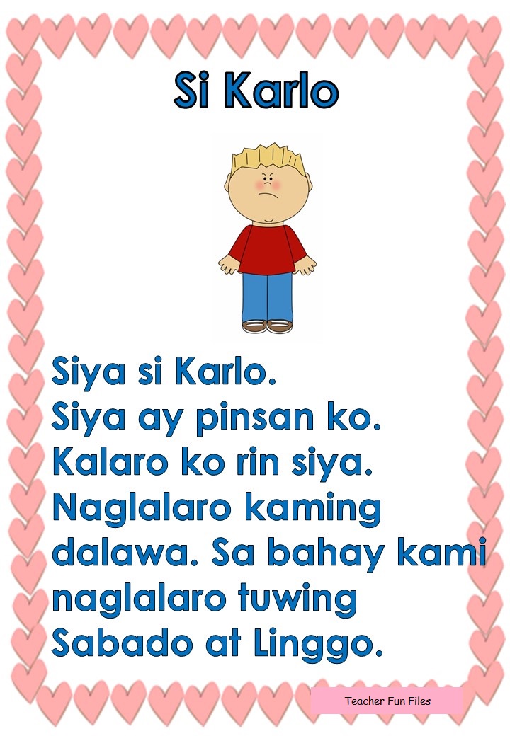 Teacher Fun Files Tagalog Reading Passages 14