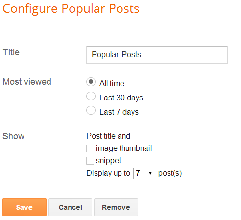 Modifikasi Tampilan Widget Popular Post di Sidebar Blog