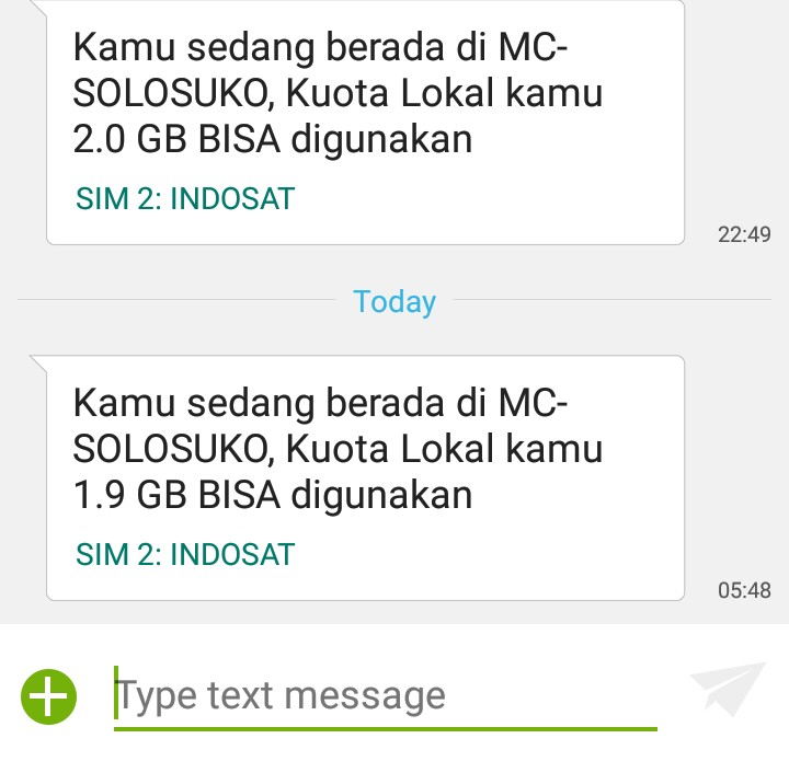 Cara registrasi kuota lokal indosat