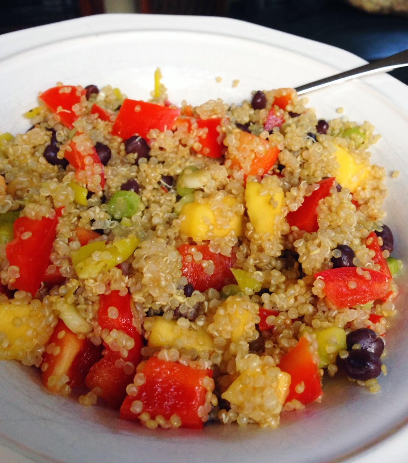 Evolution of a Foodie: Mango, Quinoa, and Black Bean Salad Recipe