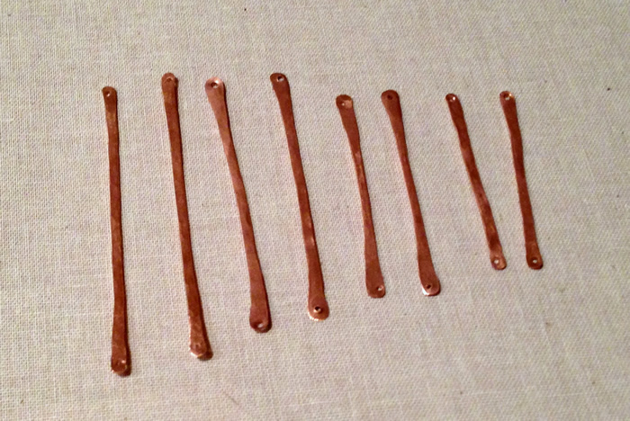 Hammered Copper Wire Sticks: Lisa Yang's Jewelry Blog