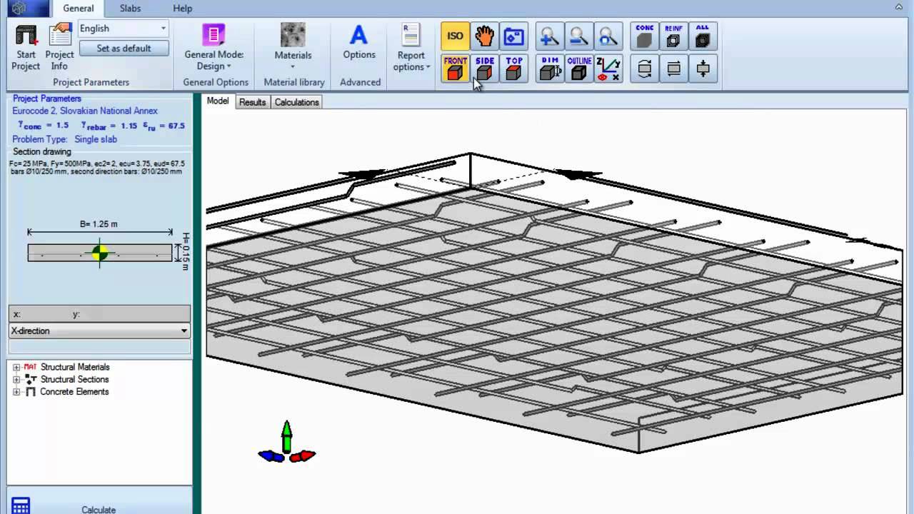 Get an efficient Two way reinforced slab design with RCsolver software