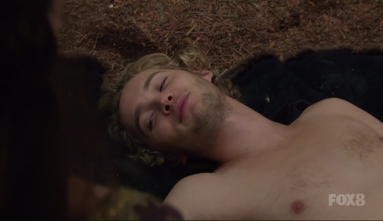 Toby Regbo - Shirtless & Barefoot in "Reign" .