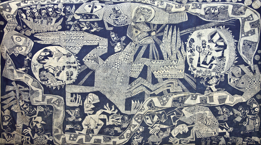 Drawing Drawing using wax resist