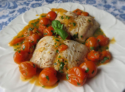 Tomato & Herb Sauced Alaskan Black Cod
