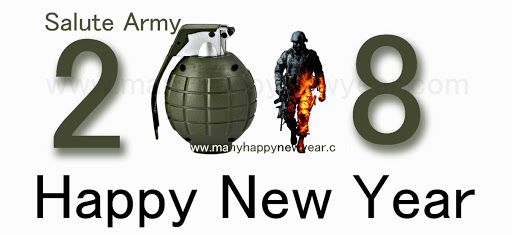 Happy new year 2018 images greetings wishes for army soldiers and militiary