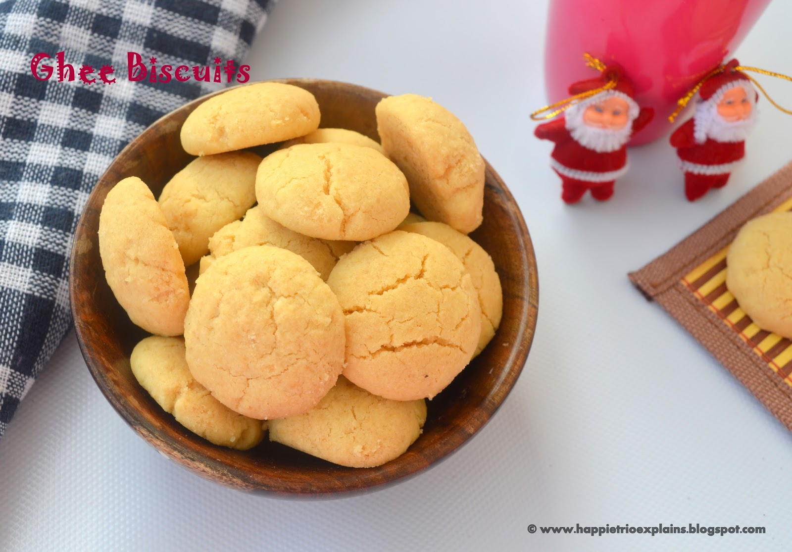 Ghee Biscuits Nei biscuits Eggless Ghee Cookies Cook with Sharmila