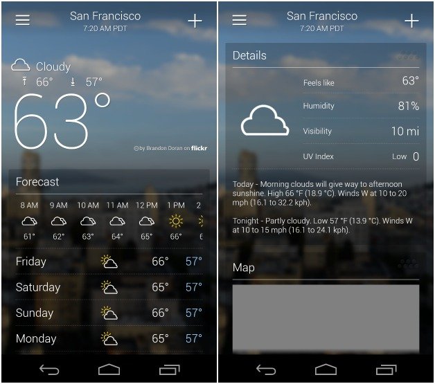 Best weather app for Android