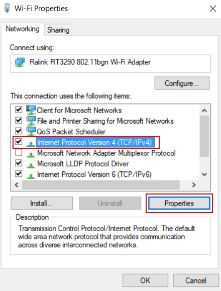 Wi-Fi Properties