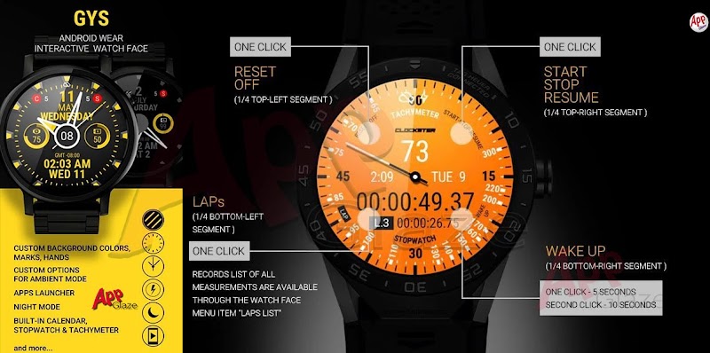 Watch Face GYS For Android Smartwatches